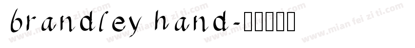 brandley hand字体转换